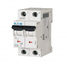Автоматический выключатель Eaton PL6 2p 2А тип B 6кА (286550)