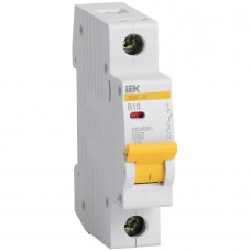 Автоматичний вимикач IEK ВА47-29 1p 10А тип B 4,5кА (MVA20-1-010-B)
