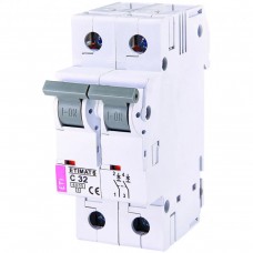 Автоматичний вимикач ETI ETIMAT 6 2p 32А тип C 6кА (2143519)