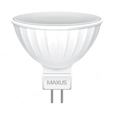 Лампа светодиодная Maxus MR16 5W 4100K 220V GU5.3 (1-LED-512-01)