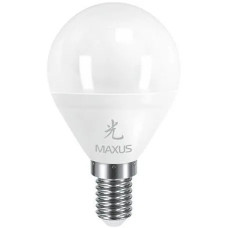 Лампа светодиодная Maxus G45 5W 4100К 220V E14AP (1-LED-438)