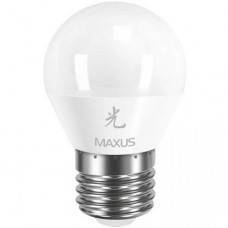 Лампа светодиодная Maxus G45 5W 3000К 220V E27 (1-LED-441)