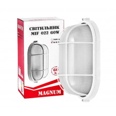 Світильник настінно-стельовий MAGNUM MIF 022 60Вт E27 білий IP54 (90016368)