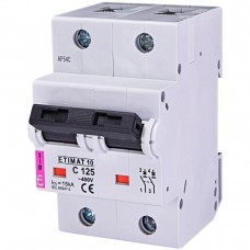 Автоматичний вимикач ETI ETIMAT 10 2p 125А тип C 15кА (2133733)