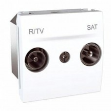 Розетка TV/SAT-FM Schneider Unica Білий (MGU3.454.18)