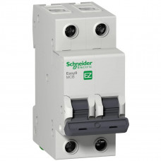 Автоматичний вимикач Schneider Electric Easy9 4.5 kA 2Р 6 А тип C (EZ9F34206)
