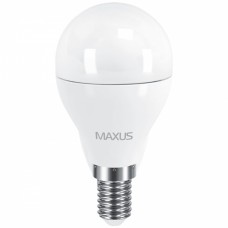 Светодиодная лампа MAXUS G45 6W теплый свет 3000K 220V E14 (1-LED-543)