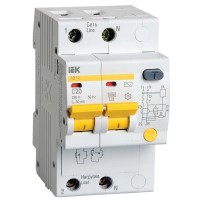 Диференціальний автомат IEK АД12 2Р 20А 30мА тип С (MAD10-2-020-C-030)