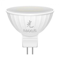 Светодиодная лампа MAXUS SAKURA MR16 5W теплый свет 3000K 220V GU5.3 AP (1-LED-401-01)