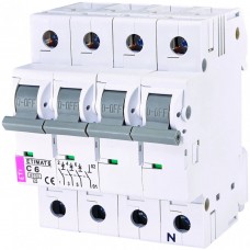 Автоматичний вимикач ETI ETIMAT 6 3p+N 6А тип C 6кА (2146512)