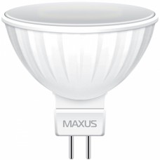 Світлодіодна лампа MAXUS MR16 3W тепле світло 3000K 220V GU5.3 AP (1-LED-511)