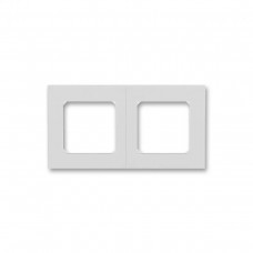 Двупостовая рамка горизонтальная ABB Levit Серый/Белый (3901H-A05020 16)