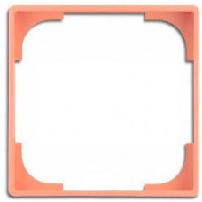 Декоративная накладка к рамке АВВ Basic55 1 пост абрикосовый (2516-906-507)