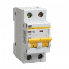 Автоматичний вимикач IEK ВА47-29M 2p 40А тип C 4,5кА (MVA21-2-040-C)