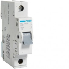 Автоматичний вимикач Hager 1p 50А тип B 6кА (MB150A)