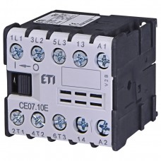Контактор мініатюрний ETI CE 07.10-230V-50/60Hz (4641023)