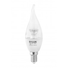 Світлодіодна лампа DELUX BL37B 6 Вт tail 4000K 220В E14 crystal (90011802)