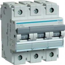 Автоматический выключатель Hager 3p 100А тип C 10кА (HLF390S)