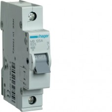 Автоматичний вимикач Hager 1p 25А тип B 6кА (MB125A)