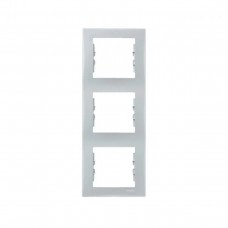 Трехпостовая рамка вертикальная Schneider Sedna Серый (SDN5801333)