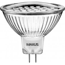 Лампа светодиодная Maxus MR16 18SMD 1.4W 6500K 220V GU5.3 (1-LED-124)