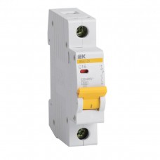 Автоматичний вимикач IEK ВА47-29 1p 16А тип C 4,5кА (MVA20-1-016-C)