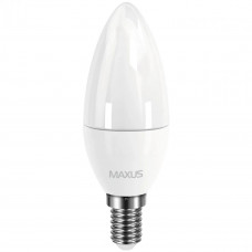 Світлодіодна лампа MAXUS C37 CL-F 4W яскраве світло 4100K 220V E14 (1-LED-5312)