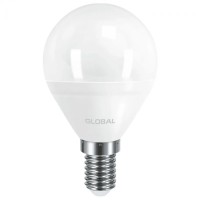 Светодиодная лампа GLOBAL G45 F 5W яркий свет 4100К 220V E14 AP (1-GBL-144)