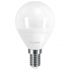Светодиодная лампа GLOBAL G45 F 5W яркий свет 4100К 220V E14 AP (1-GBL-144)