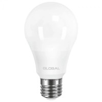 Светодиодная лампа GLOBAL A60 10W яркий свет 4100К 220V E27 AL (1-GBL-164)