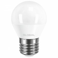Світлодіодна лампа GLOBAL G45 F 5W тепле світло 3000К 220V E27 AP (1-GBL-141)