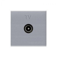 Центральная плата розетки TV-R ABB Zenit Серебро (N2250. 8 PL)