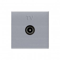 Центральна плата розетки TV-R ABB Zenit Срібло (N2250. 8 PL)