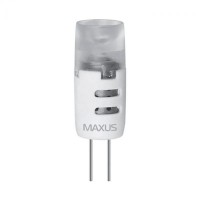Світлодіодна лампа MAXUS G4 1.5W тепле світло 3000K 12V G4 (1-LED-277)