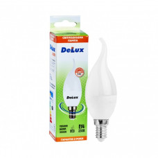 Світлодіодна лампа DELUX BL37B 6 Вт tail 3000K 220В E14 (90005410)