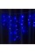 Гирлянда уличная STARLIGHT бахрома 75LED синяя 2х0.7м IP44 черный провод (57263)