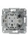 1-клавішний прохідний вимикач Schneider Electric Asfora Сталь (EPH0400162)