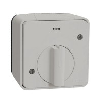 Накладний вимикач з таймером Schneider Electric Mureva Styl IP55 Білий (MUR39067)