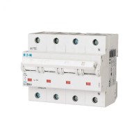 Автоматический выключатель Eaton PLHT 3p+N 50А тип D 25кА (248072)