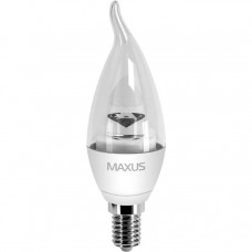 Лампа светодиодная Maxus C37 CL-C 4W 3000К 220V E14 (1-LED-331)