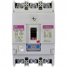 Промисловий автоматичний вимикач ETI ETIBREAK EB2S 250/3LA 3p 250A 16кА (4671888)