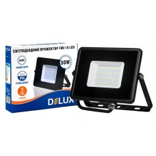 Прожектор светодиодный Delux FMI 10 LED 30Вт 6500K IP65 (90008736)