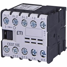 Контактор мініатюрний ETI CE 07.10-24V-50/60Hz (4641020)