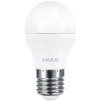 Світлодіодна лампа MAXUS G45 6W яскраве світло 4100K 220V E27 (1-LED-542)