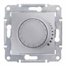 Светорегулятор поворотно-нажимной емкостной Schneider Sedna Алюминий (SDN2200760)