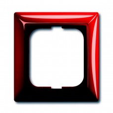Однопостова рамка АВВ Basic55 червоний (2511-97-507)