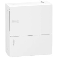 Щит распределительный навесной Schneider Electric Mini Pragma на 8 модулей Белая дверь (MIP12108)