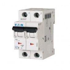 Автоматичний вимикач Eaton PL6 2p 2А тип D 6кА (286574)