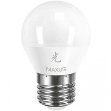 Лампа светодиодная Maxus G45 5W 4100К 220V E27 (1-LED-440)