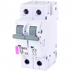 Автоматичний вимикач ETI ETIMAT 6 2p 2А тип C 6кА (2143508)